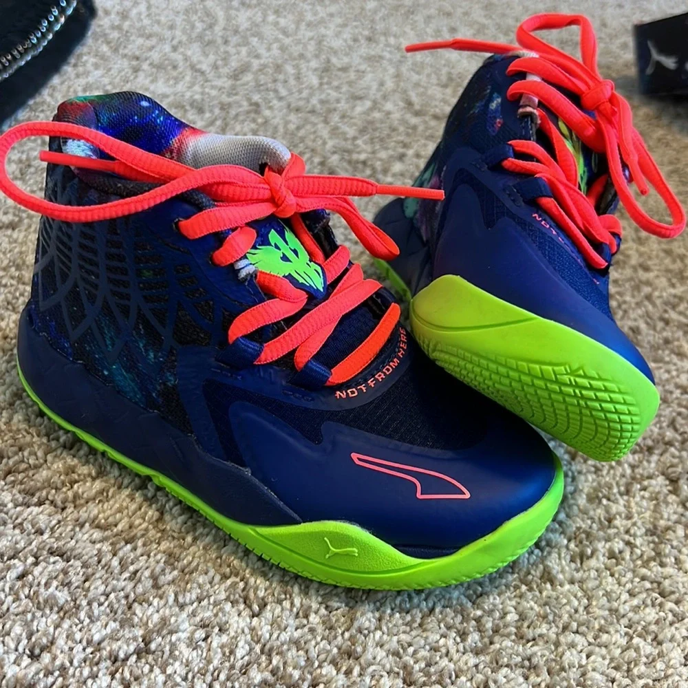 Puma MB1 GALAXY  Basketball sneakers, in box,  used once, size 11C - Picture 2 of 10